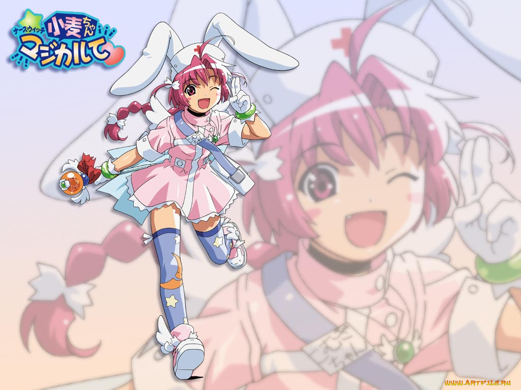 , nurse, witch, komugi, chan